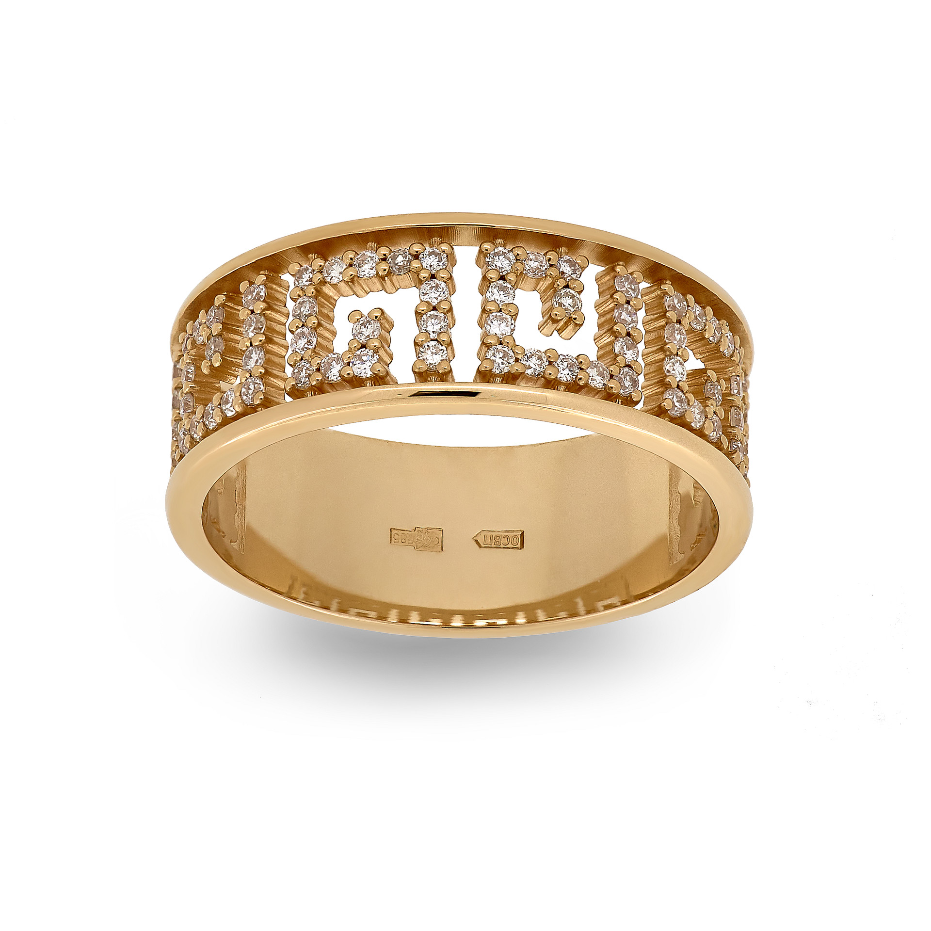 Ring Vladimir Pichugov, Diamonds, 14K Red Gold