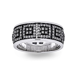 Ring Vladimir Pichugov, Diamonds, 14K White Gold