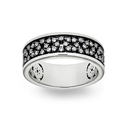 Ring Vladimir Pichugov, Diamonds, 14K White Gold