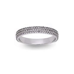 Ring Vladimir Pichugov, Diamonds, 14K White Gold