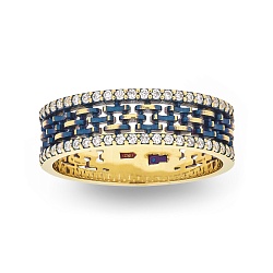 Ring Vladimir Pichugov, Diamonds, 14K Yellow Gold
