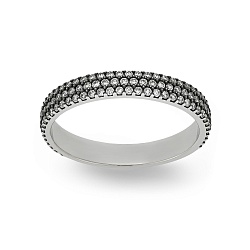 Ring Vladimir Pichugov, Diamonds, 14K White Gold